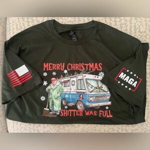 Gildan Black Christmas Graphic T-Shirt